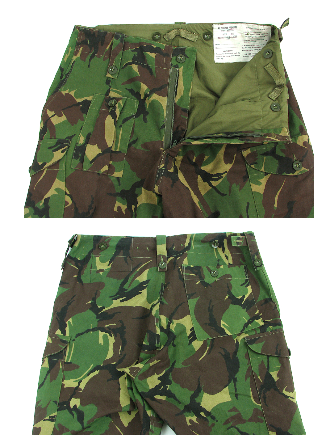 Genuine British army combat trousers DPM Desert camouflage military pants  lightweight