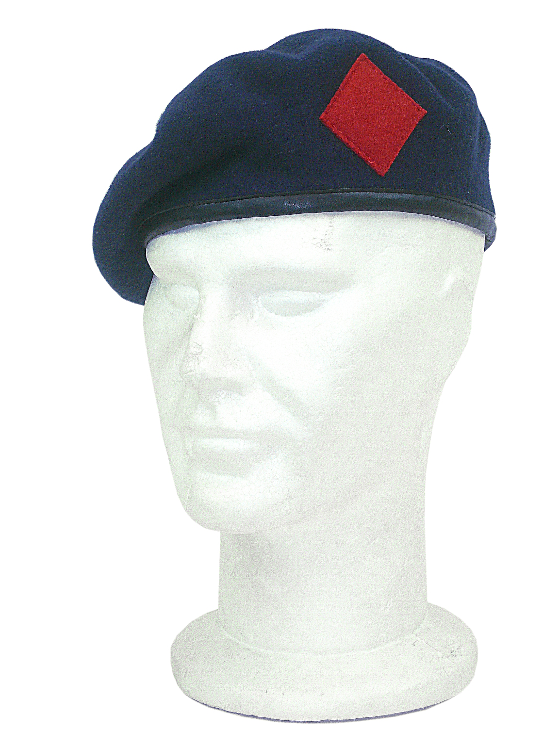Navy Blue Beret (Red Diamond) HAT05 | Comrades